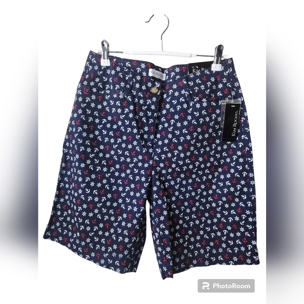 NWT Kim Roger's Nautical Shorts